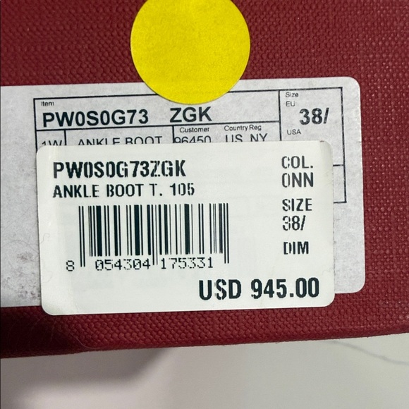 Valentino Garavani Beige Mesh and Black Leather Studded Ankle Boot - Picture 2 of 16